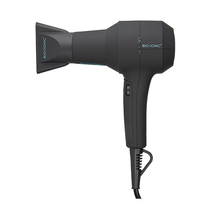 BIO IONIC OFFICIAL: PowerDiva Pro Speed Dryer - Lightweight Compact Fast Hair Dryer For Soft, Conditioned Hair On the Go, Prevents Frizz, with Adjustable Heat & Speed, Travel-Friendly Hair Tool
