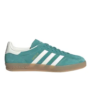 adidas Mens Gazelle Indoor Lace Up Sneakers Shoes Casual - Green
