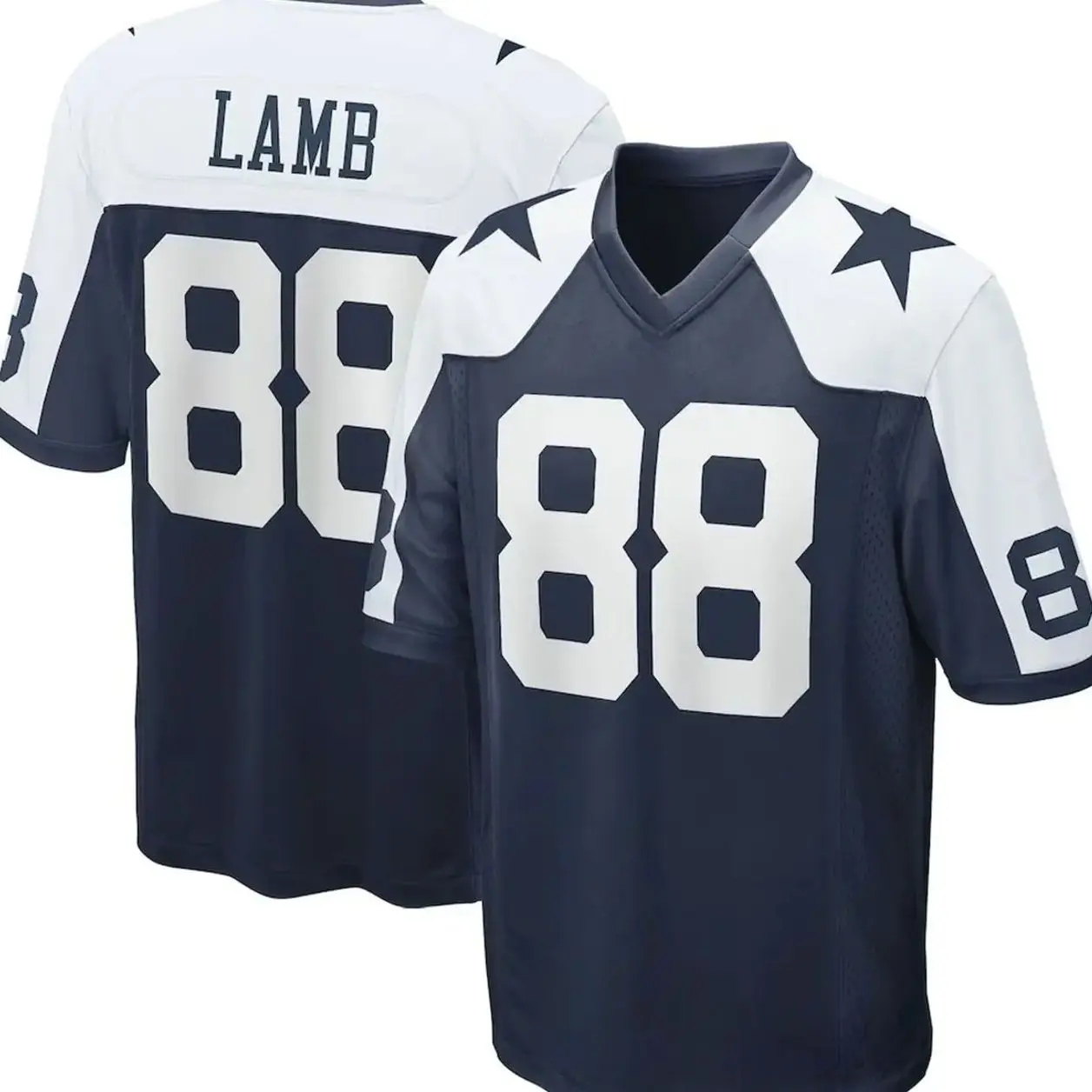 Unisex Football inspired by Dallas Lamb 88 Alternate Game Team Jersey - Navy