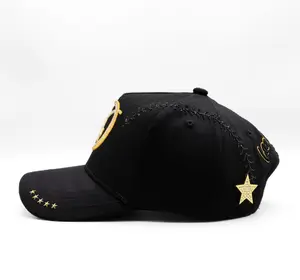 LA BLK gold SnapBack