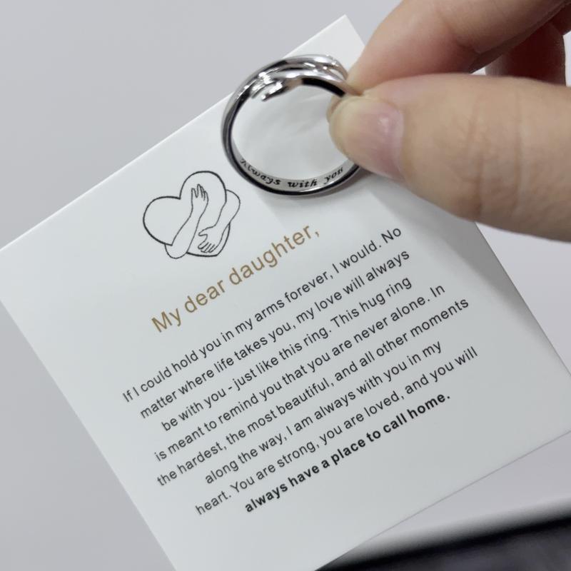 Hug Ring For My Daughter - A Symbol of Love and Protection