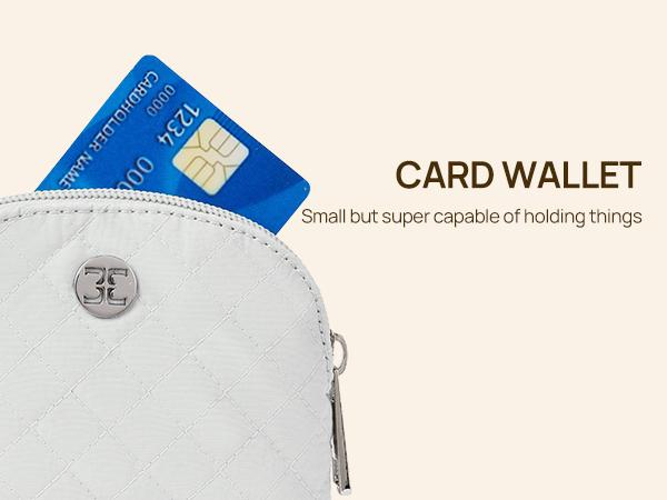 Telena Valentine's Day gift  Mini Zip Around Wristlet Wallets for Women Coin Purse Wristlet Keychain Dual Pouch Wallet Wristlet Gift Women's small wallet  gift for her