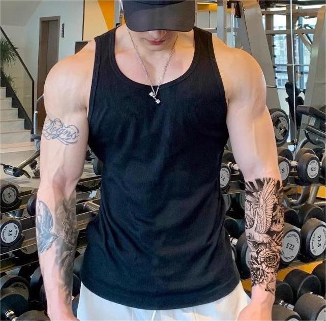 36 Sheets Large Black Temporary Tattoo Stickers with Tribal Wolf Tiger Lion Skull Designs for Men Women 12 Big & 24 Tiny Fake Tattoos for Arms Chest Shoulders