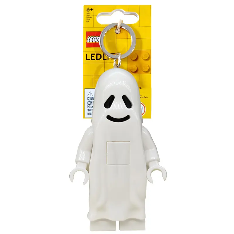 LEGO minifigure series white glowing ghost keychain (KE48H)