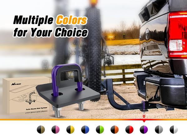 Nilight Trailer Hitch Tightener for 2 Inch Trailers Hitches Mount Anti Rattle Heavy Duty Steel with Rubber Cover Dark Purple U Bolt Matte Black Plate Electrophoresis Anti-Rust Triple Protective Nilight Trailer Hitch Tightener for 2 Inch Trailers Hitches Mount Anti Rattle Heavy Duty Steel with Rubber Cover Dark Purple U Bolt Matte Black Plate Electrophoresis Anti-Rust Triple Protective