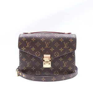 Pre-owned Canvas Shoulder Bags Louis Vuitton Metis Monogram Coated Shoulder Bag T10347720