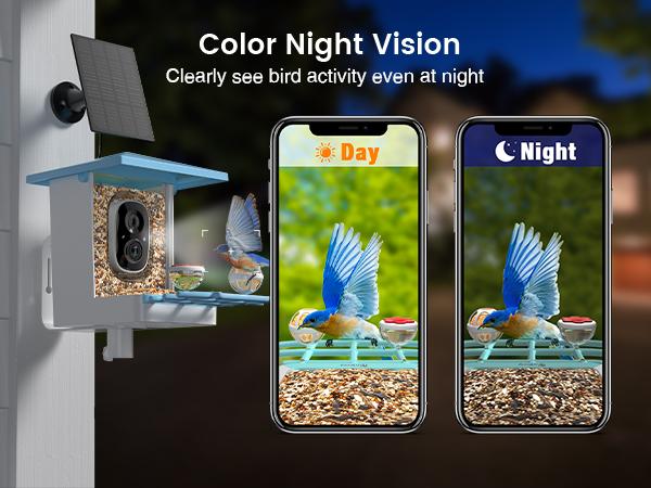 Smart Bird Feeder with Camera Series – AI-Powered, Solar, 2K/2.5K HD, Auto-Bird ID, Motion Alerts, Perfect Gift for Bird Lovers Smart Bird Feeder with Camera Series – AI-Powered, Solar, 2K/2.5K HD, Auto-Bird ID, Motion Alerts, Perfect Gift for Bird Lovers