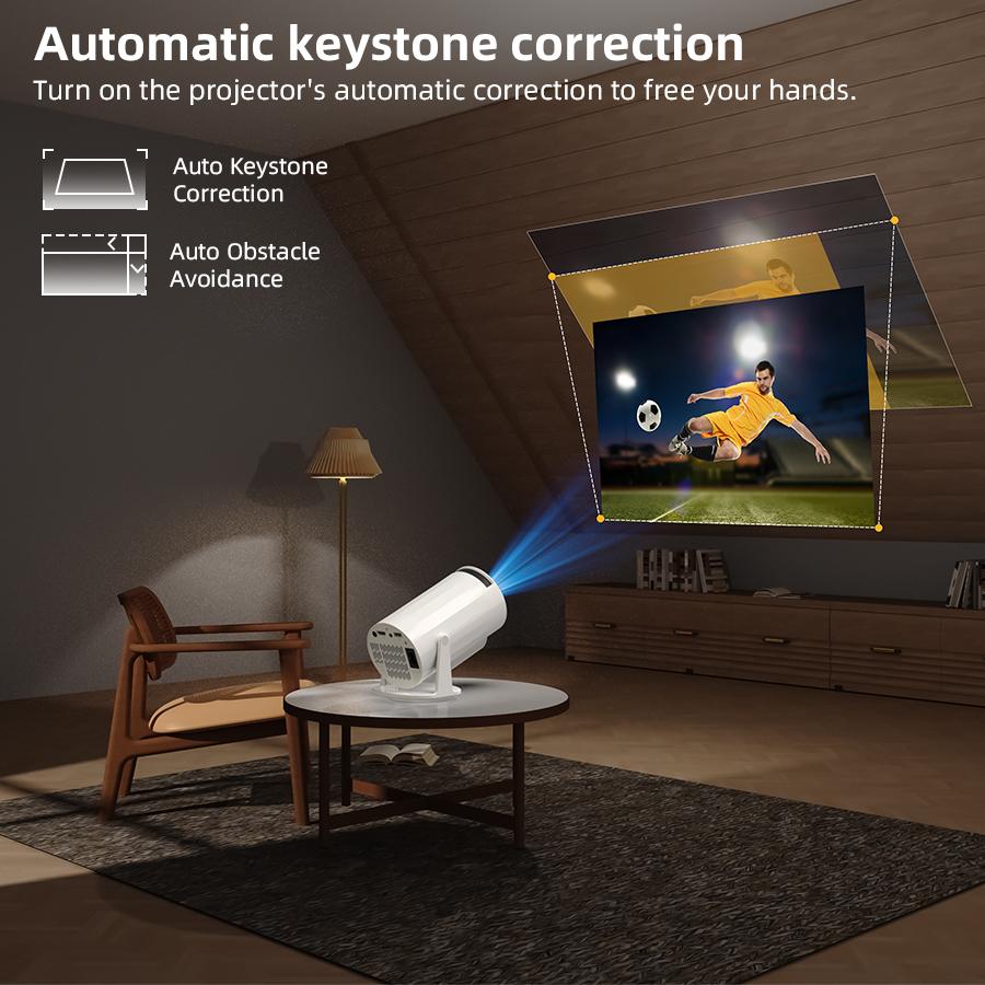 XBJ Diamond Projector 24/5G WiFi 360 Degree HD LED Multifunctional Projector with Built-in Speaker for Home Cinema Outdoor Use and 4K Decoding Ideal Holiday Gift XBJ Diamond Projector 24/5G WiFi 360 Degree HD LED Multifunctional Projector with Built-in Speaker for Home Cinema Outdoor Use and 4K Decoding Ideal Holiday Gift