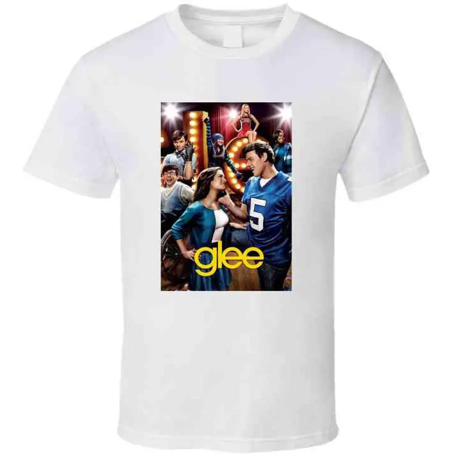 Glee Inspired Music TV Show Fan T-Shirt Unisex Retro Graphic Tee