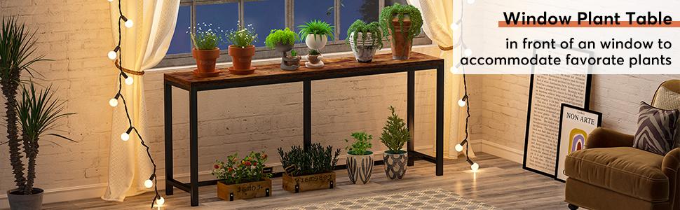 Tribesigns Extra 71 inch Narrow Long Sofa Couch Console Table