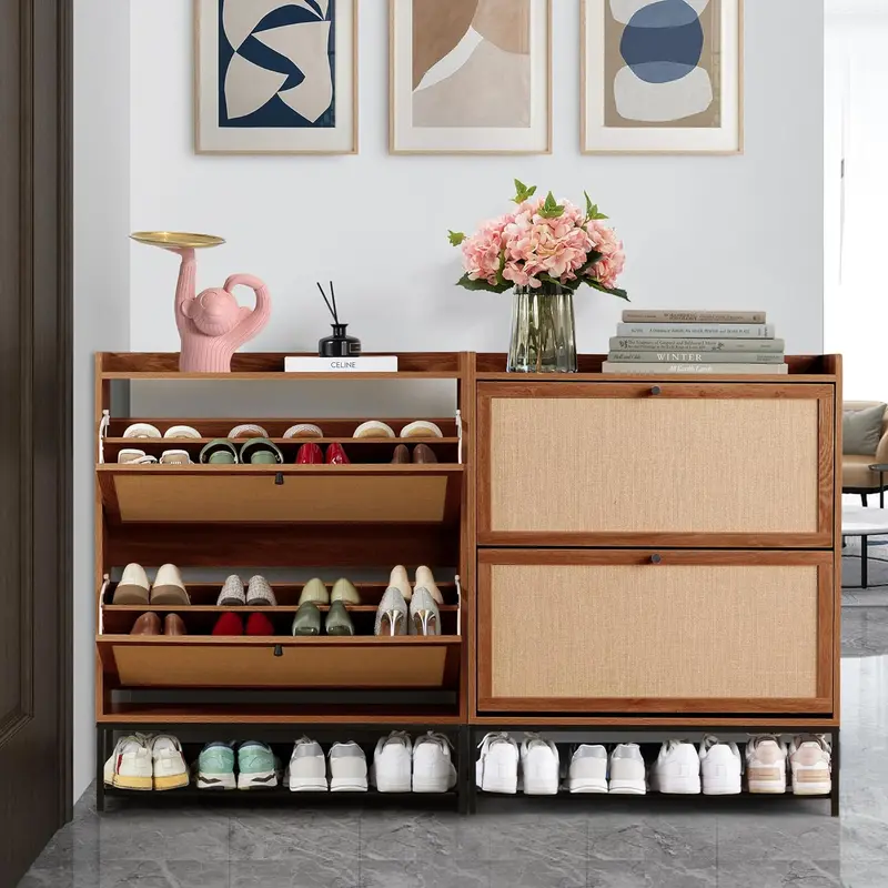 Giratree Shoe Cabinet with Flip Drawers