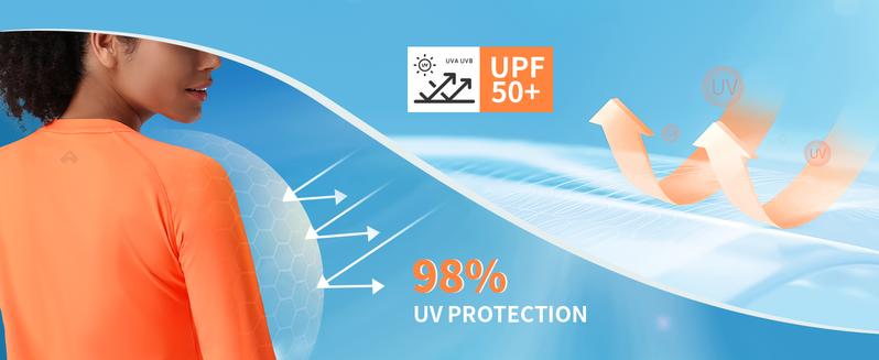 Pioneer Camp Rash Guard for Women Sun Shirts UPF 50+ SPF UV Protection Long Sleeve Workout Tops Hiking Running Quick Dry