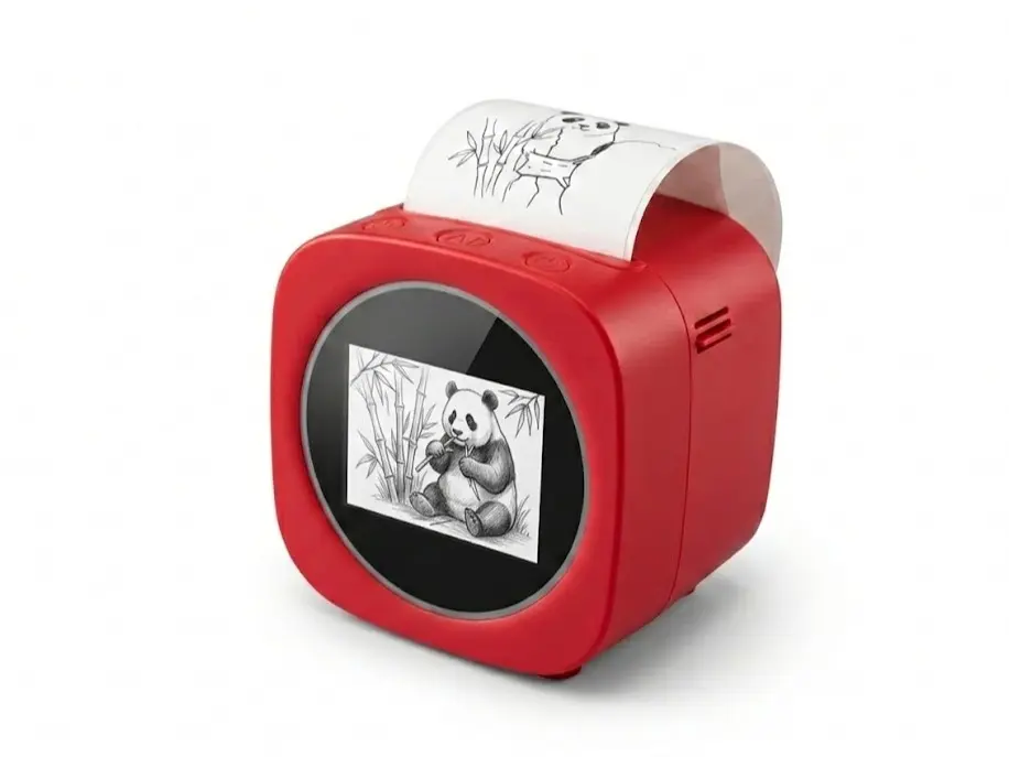 Smart AI Voice Sticker Printer for Kids - Portable Thermal Label Maker ...