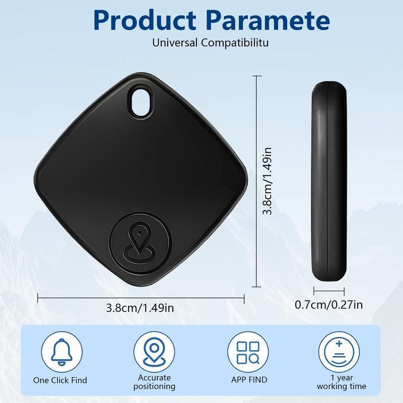 [Free.ship]CENPIN Mini Magnetic GPS Tracker for Car – Hidden Anti-Lost Location Tracker, Weatherproof Portable Device, Works with Apple Find My (iOS ), For Apple iPhone & Android