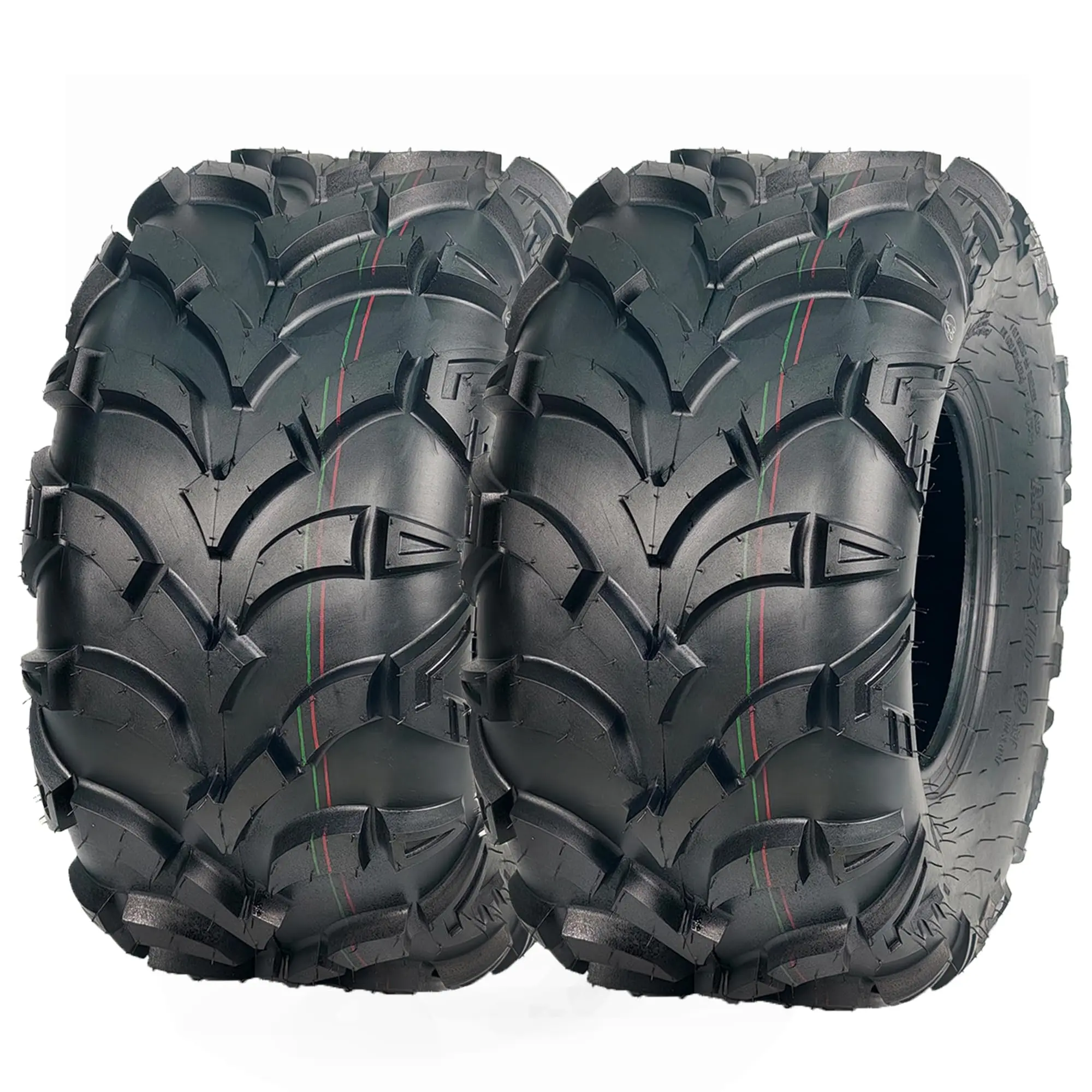 Garvee AT22x10-9 ATV Tires - Durable 22x10-9 All Terrain Off-Road Tires for ATV & UTV, Trail Sand Use, 16mm Tread Depth, 4 PR Tubeless Design, Set of 2 Tires