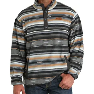 Cinch Men's Multi Color Printe Fleece Pullover Sweatshirt MWK1514024