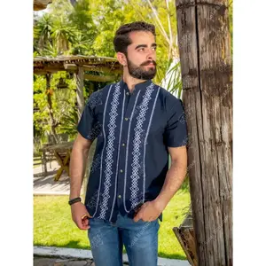 Mens Mexican Traditional Shirt. Guayabera for Men. Size S - 4X. Traditional Style Mens Guayabera. Fathers Day Gift. Gifts for Him