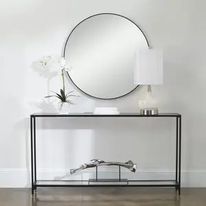 212 Main 56 x 30 x 8 in. Console Table, Warm Gold