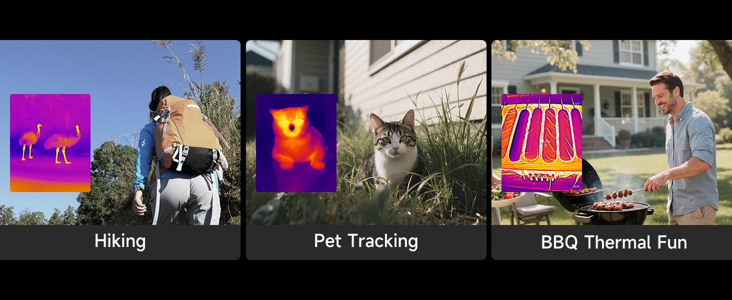 TOPDON TC002C Duo Thermal Camera, Thermal Imager, Compatible with Any USB-C iPhone, iPad & Android Device, 512 x 384 Super Resolution, 256 x 192 IR Resolution