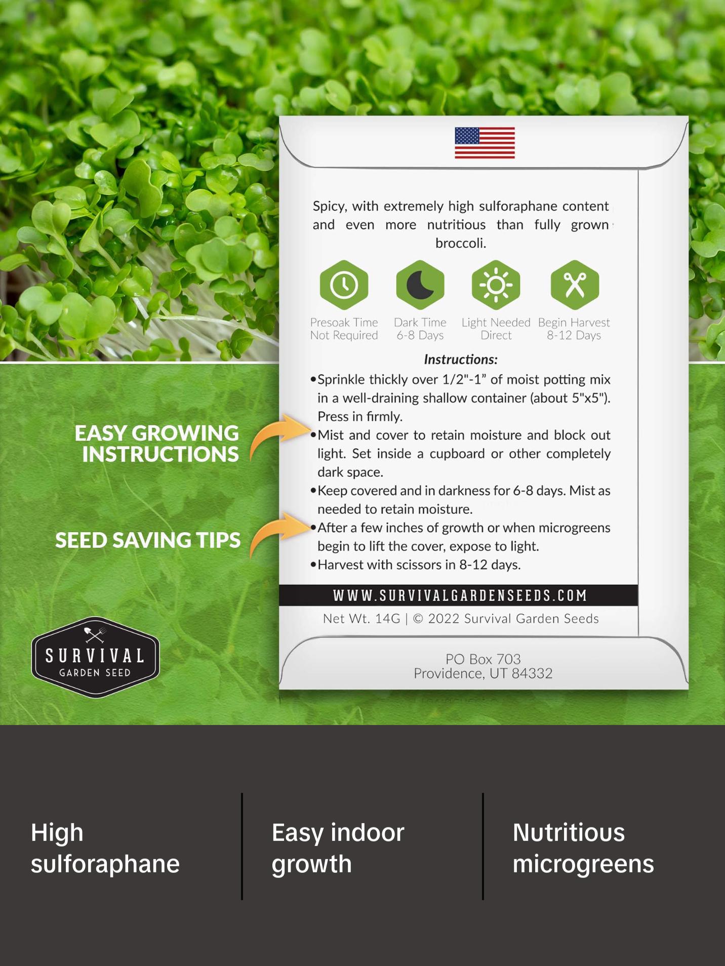 Broccoli Microgreens Seeds