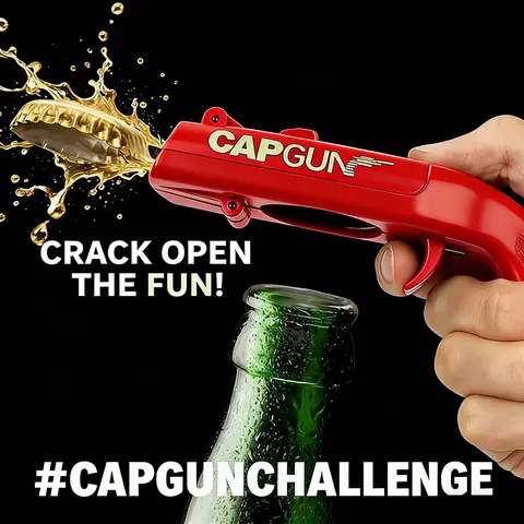 Sturdy Lightweight Bottle Cap Opener - 13x6cm Durable Materials, Fun Design, Kitchen Gadgets for Outdoor Events, Any Occasion, Festive & Party Gift, Home Supplies