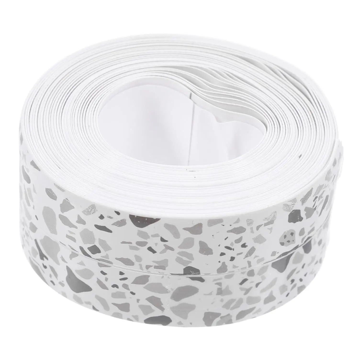 1 Roll Elegant PVC Self-Adhesive Sealing Tape - Floor Wall Edge Protector, Kitchen Toilet Sealer, Bathtub Waterproof Anti-Mold Gap-Filling Corner Trim, Home Decor Moisture-Proof Accessory, Gap-Filling Tape