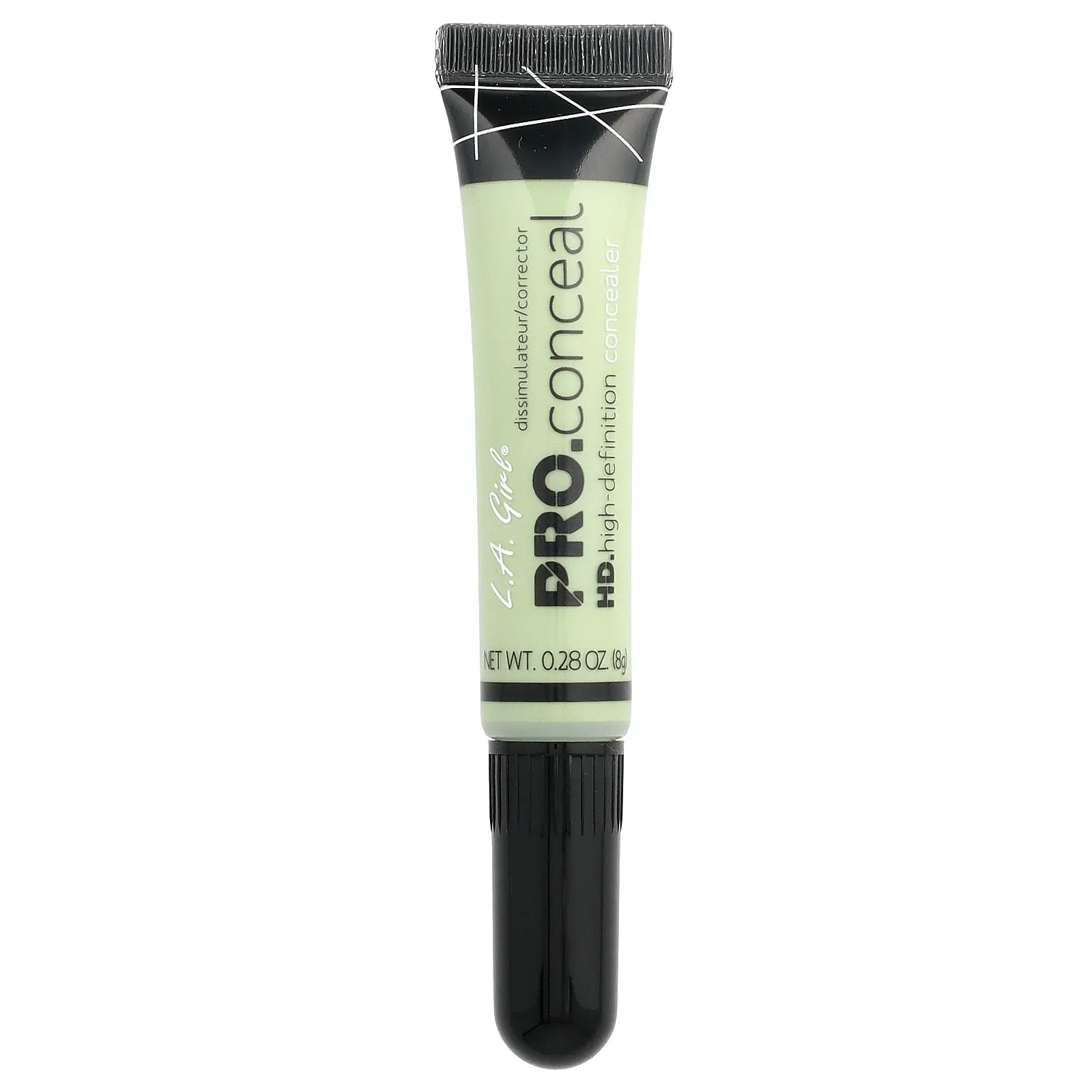 L.A. Girl Pro Conceal HD Concealer, GC992 Green Corrector, 0.28 oz (8 g)