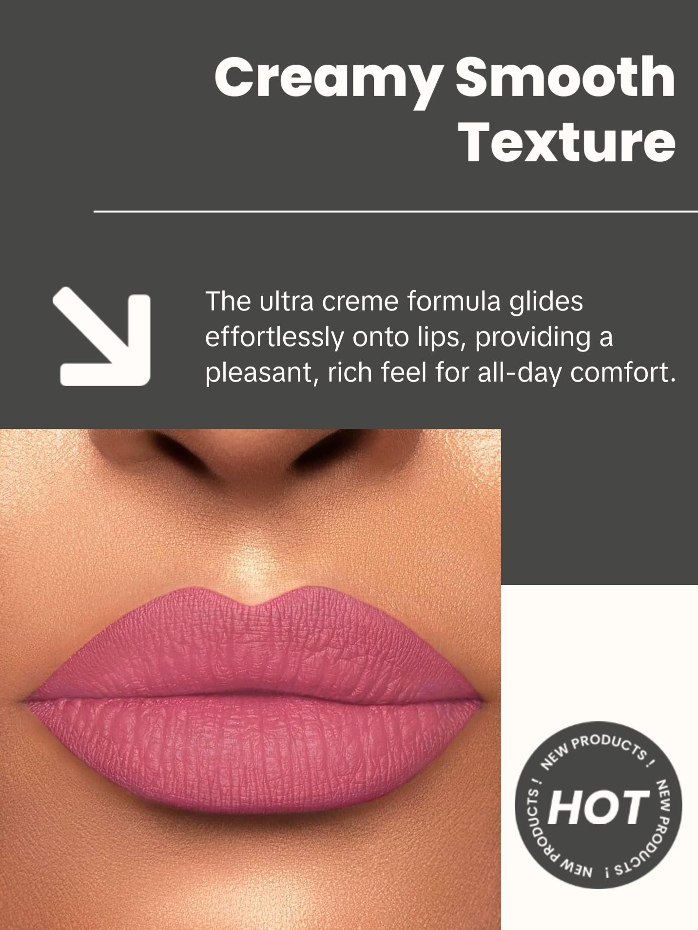 Appeal Cosmetics Ultra Creme Liquid Lipstick - Creamy Smooth Matte Finish Long Lasting Moisturizing Lip Color for All Day Wear