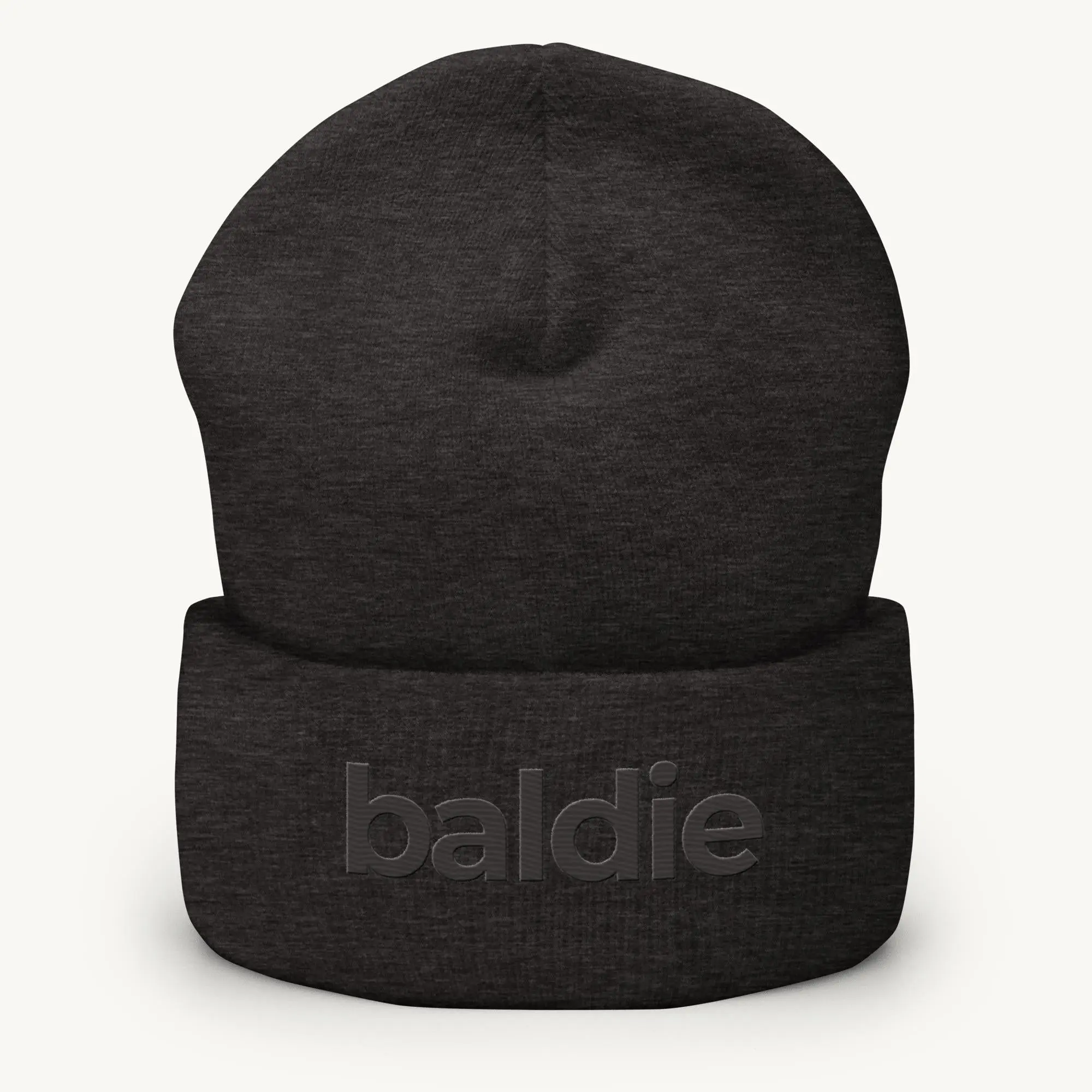 12" Cuffed Acrylic Beanie for Bald Heads & Buzzcuts - Lightweight, Hypoallergenic Hat for Unisex Everyday Wear, 12″ (30 Cm), Baldies, Breathable, Anti-Allergic, Warm, Turbo Acrylic, Made-To-Order
