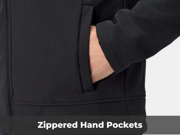 ororo Men's 4-Zone Classic Heated Jacket 2.0, Battery Included, 10 Hours of Runtime, Machine Washable, 4 Heating Zones, Water and Wind Resistant, Detachable Hood, YKK Zippers