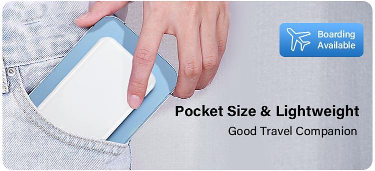 Magnetic Power Bank for iPhone 15/14/13/12/Pro/Mini/Pro Max, Power Bank with Phone Holder, Stocking Fillers Gift，Magnetic Wireless Fast Charging Power Bank, 10000mAh Portable Charger, Suitable for all Samsung and Android phones that support wireless charg