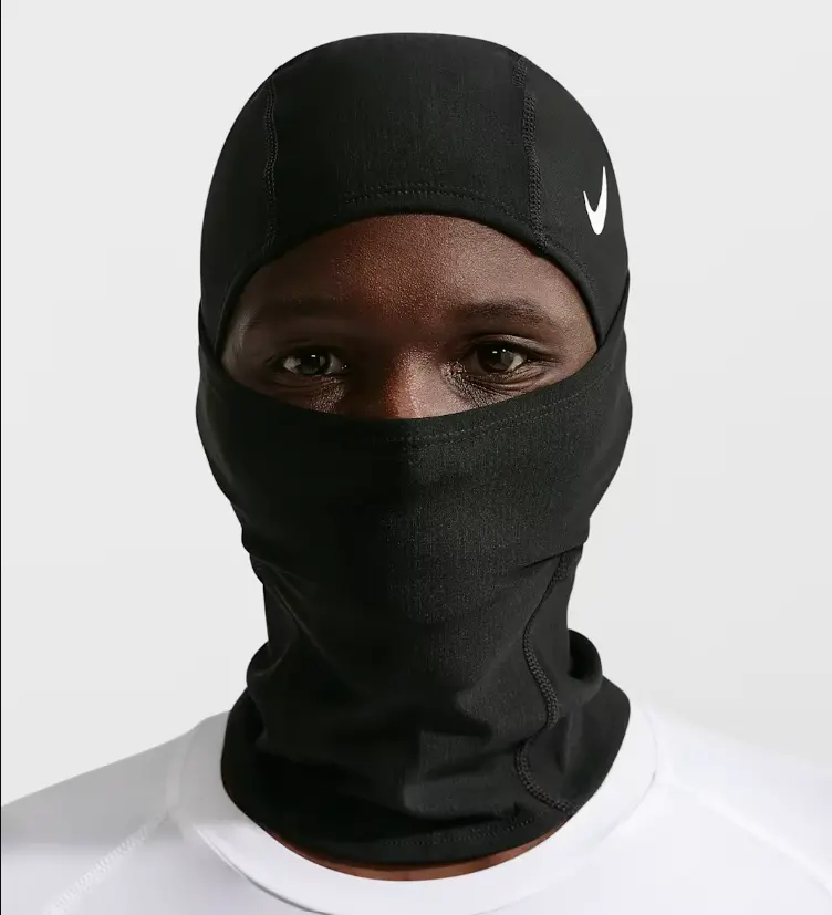 Nike Pro Hyperwarm Hood Mask - Cold-Weather Thermal Balaclava, Ski Mask & Neck Gaiter in One, Fits Under Helmets, One Size