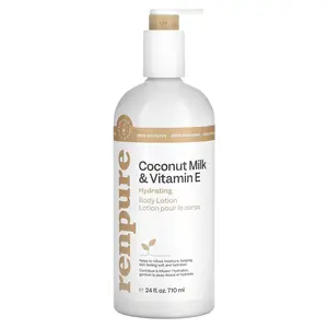 Renpure Hydrating Body Lotion, Coconut Milk & Vitamin E, 24 fl oz (710 ml)