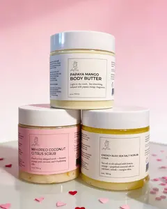 Whipped Coconut Citrus Scrub + Energy Rush Citrus Scrub + Papaya Mango Glow Trio - 4 oz