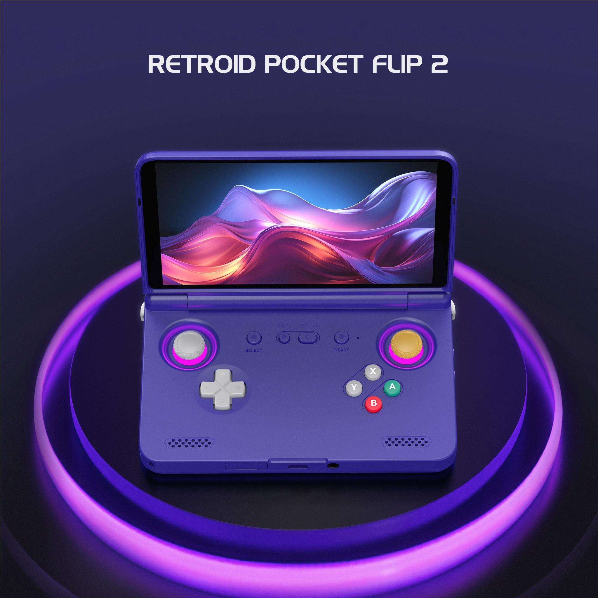 Retroid Pocket Flip 2【Ready to Use】Handheld Console SD865【Buy 1
