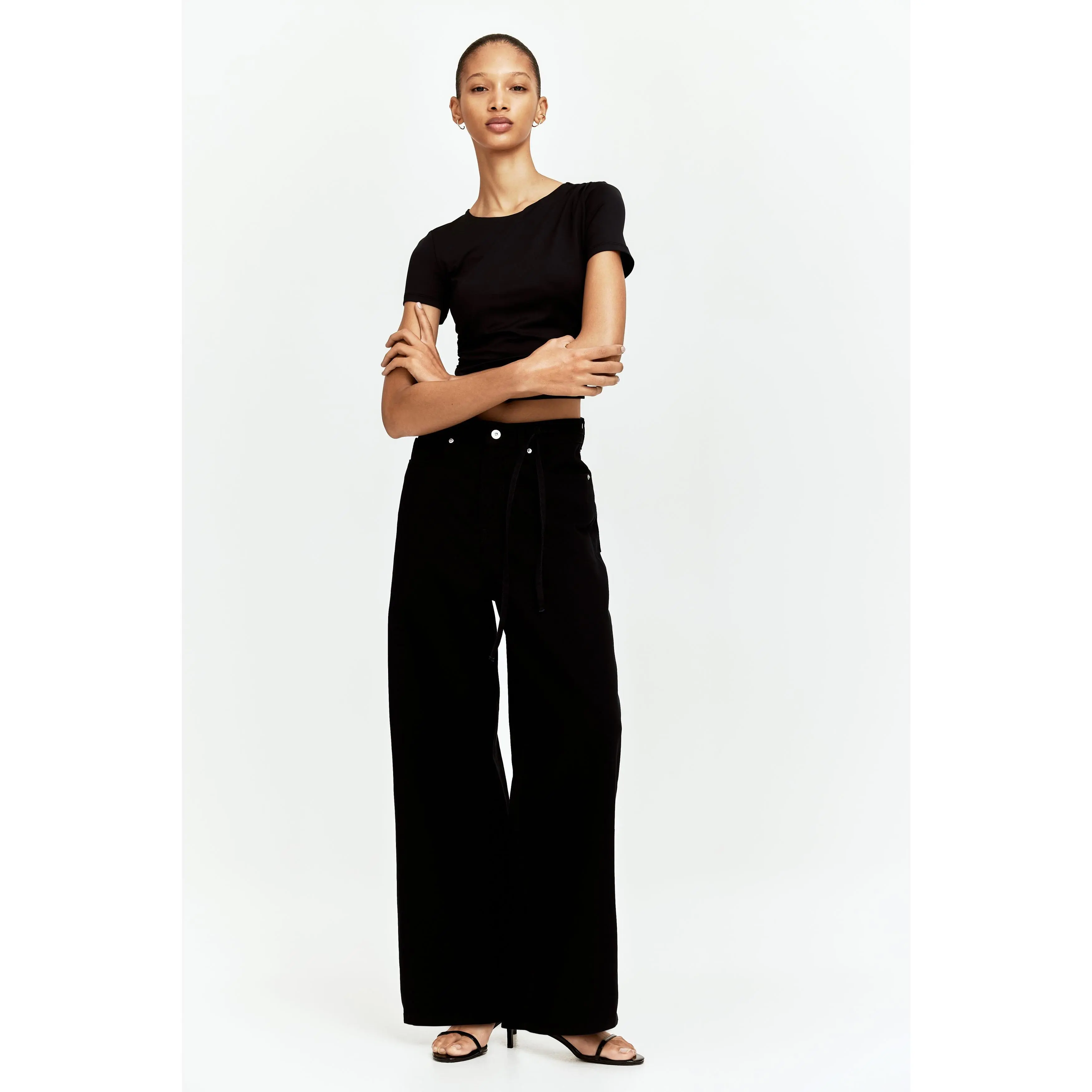 H&M Draped T-shirt