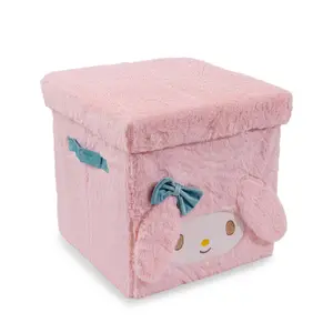 Sanrio My Melody 13-Inch Plush Storage Bin With Lid