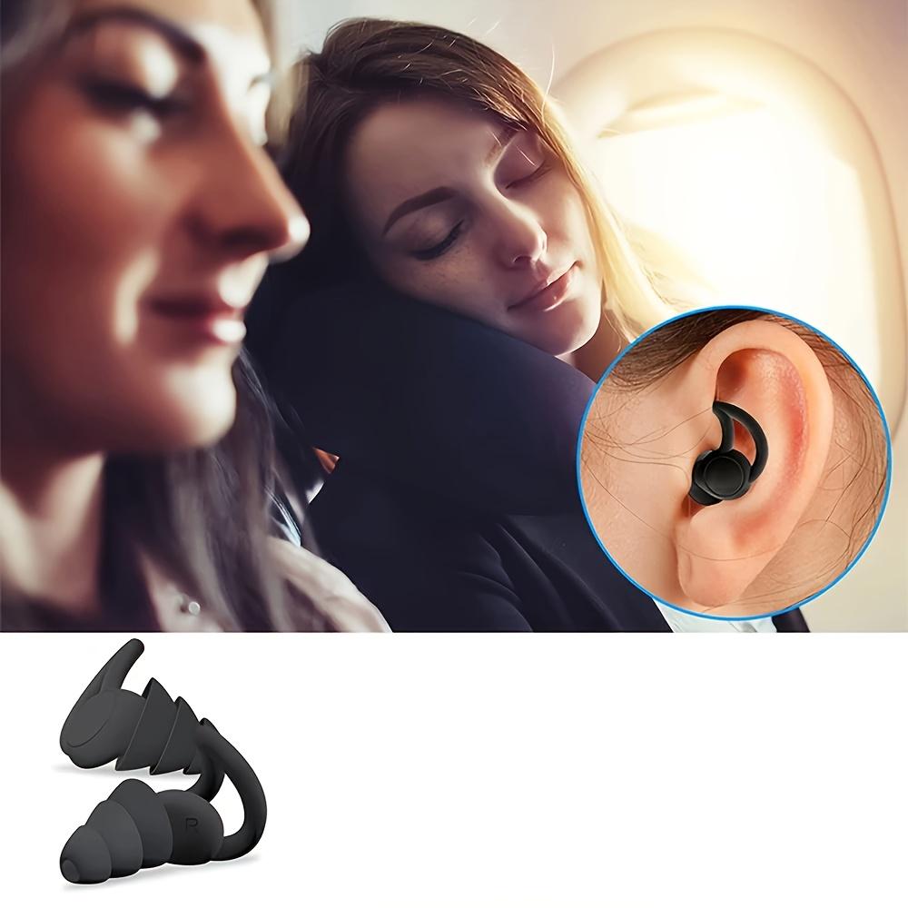 6Pcs Multi-Layer Reusable Earplugs Soft Lightweight for Sleep Study Swimming