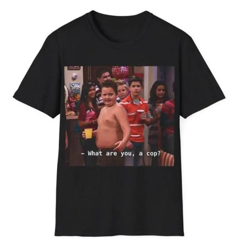 What Are You A Cop T-Shirt | Gibby Casual 100% Cotton T-Shirt | Crewneck Streetwear For Woman Man Unisex