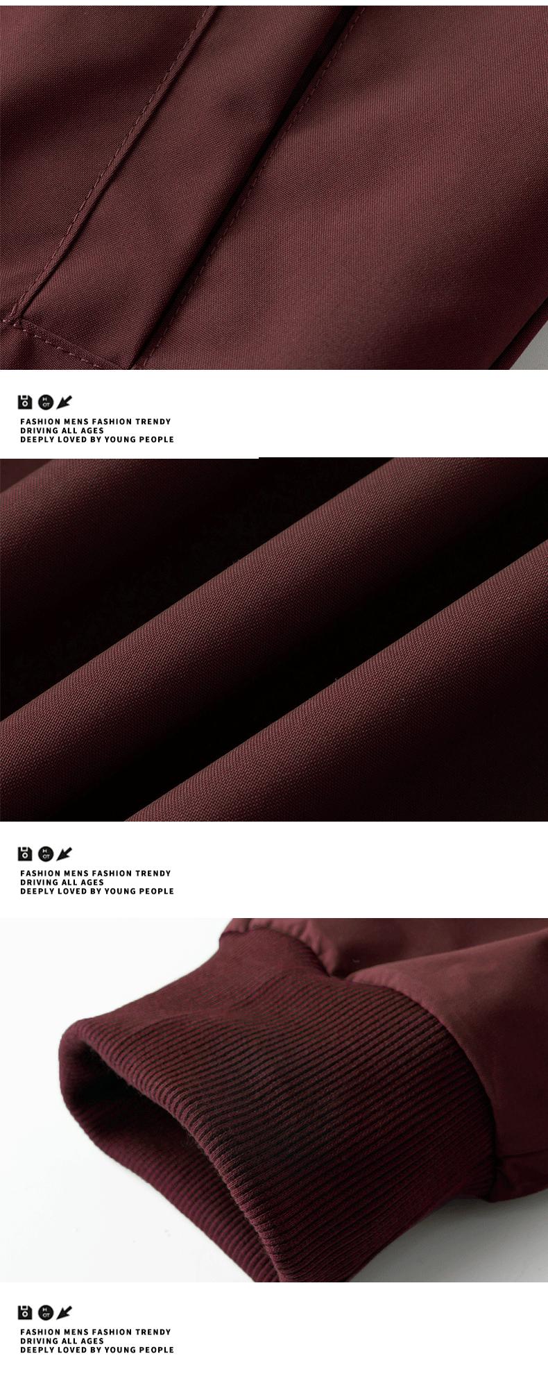 American Vintage Functional Stand Collar Baseball Jacket Men's Spring Autumn Winter Pilot Bomber Coat with 'New York' Embroidery