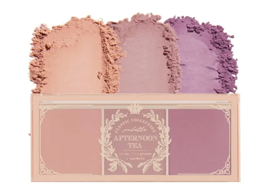I'm Meme Palette - Afternoon Tea Blusher | Fruit Flavor for Cheek, Soft Pink, Peach, Lavender, 3 Shades Palette, Matte Powder Blush for Face & Cheeks, For All Skin Tones, 0.4oz