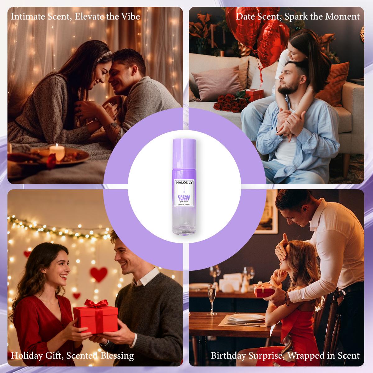 【Halonly】Roll-On Perfume Oil for Women (Dream sweet) | Sweet Fruity and Flowers Notes | Long-Lasting| Natural Ingredient | Paraben-Free | 0.34 Fl Oz / 10 ml Fragrance 【Halonly】Roll-On Perfume Oil for Women (Dream sweet) | Sweet Fruity and Flowers Notes | Long-Lasting| Natural Ingredient | Paraben-Free | 0.34 Fl Oz / 10 ml Fragrance