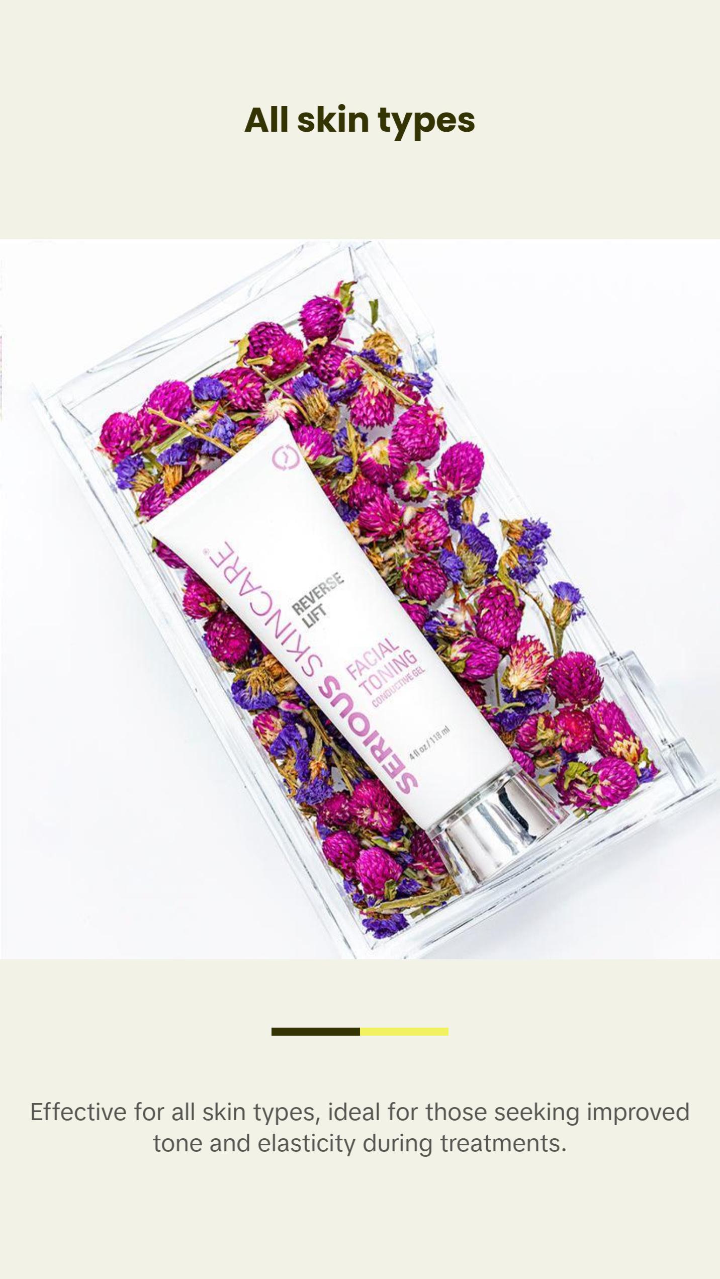 Serious Skincare, Reverse Lift Conductive Gel, Collagen-Infused Hydrating Gel for Microcurrent Devices, 100ml Serious Skincare, Reverse Lift Conductive Gel, Collagen-Infused Hydrating Gel for Microcurrent Devices, 100ml