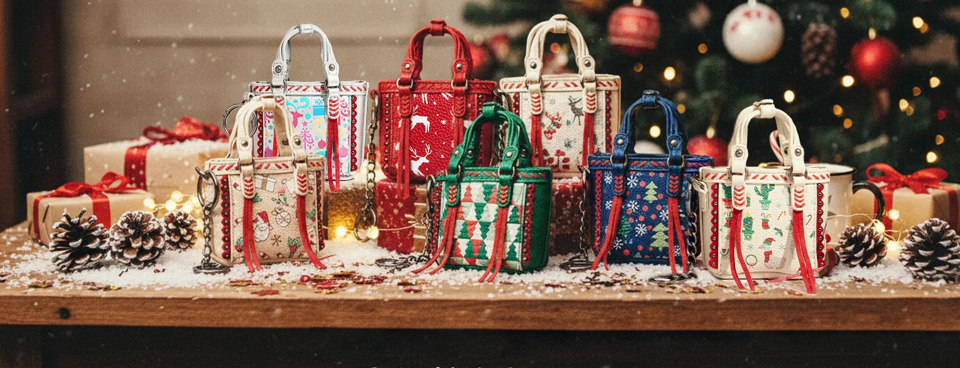 Montana West Mini Xmas Tote Blind Box Gift for Holiday Suprises