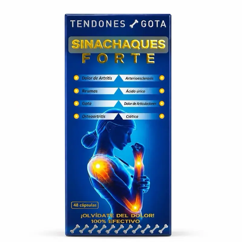 SINACHAQUES FORTE Natural Dietary Supplement Capsules, Vitamin-Infused Nutrition Support, Chondroitin & Glucosamine Joint Health Formula, Healthcare