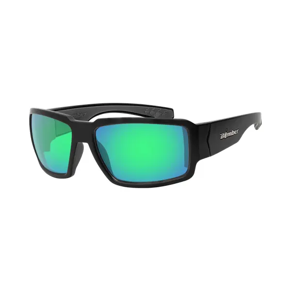 Bomber Eyewear Boogie Bomb Polarized Safety Sunglasses, Unisex Wide Heavy Floating Frame with UV Protection, ANSI Z87+ Rated for Construction & Water Sports, Resin, Kayaking