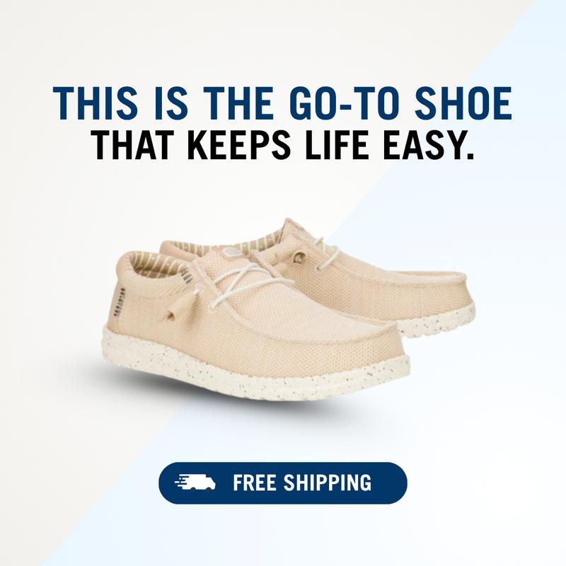 HEYDUDE Wally Stretch Sox - Mens Comfortable Slip on Shoes