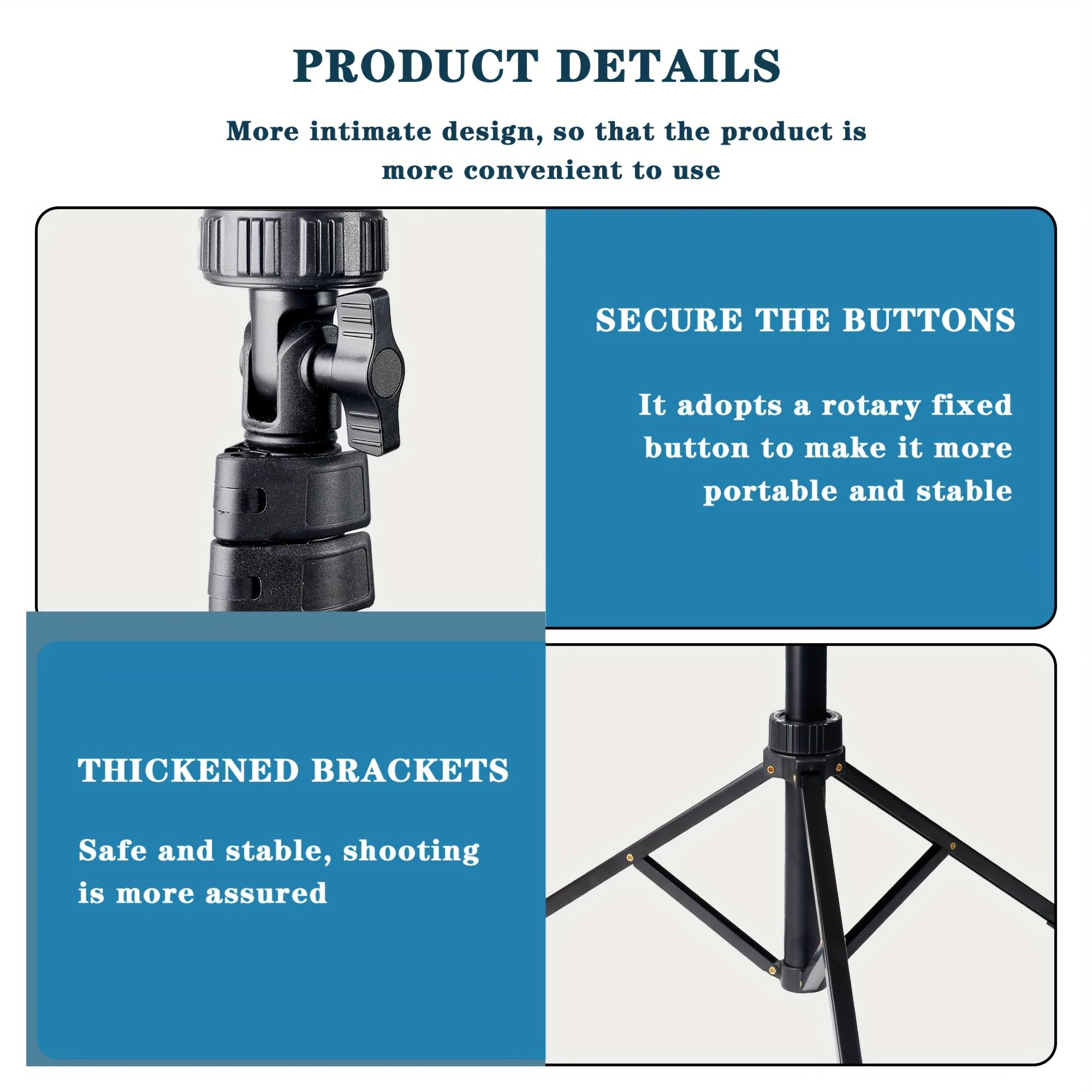 10‑Inch Compact LED Ring Light with 61‑inch Adjustable Tripod, Dimmable Warm/White/Cool Settings, great for Desktop Live Broadcasts, Gaming Commentary, and Home‑Studio Podcasts youtube podcast video lighting video light panel  vlog#springbreak