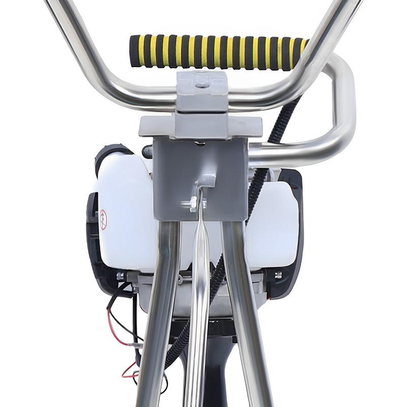 900W 35.8cc Gas Powered Concrete Consolidator 4 Stroke Engine 573lbs Force for 3.2-16ft Screeds Construction Tunnels Bridges Red Black Silver