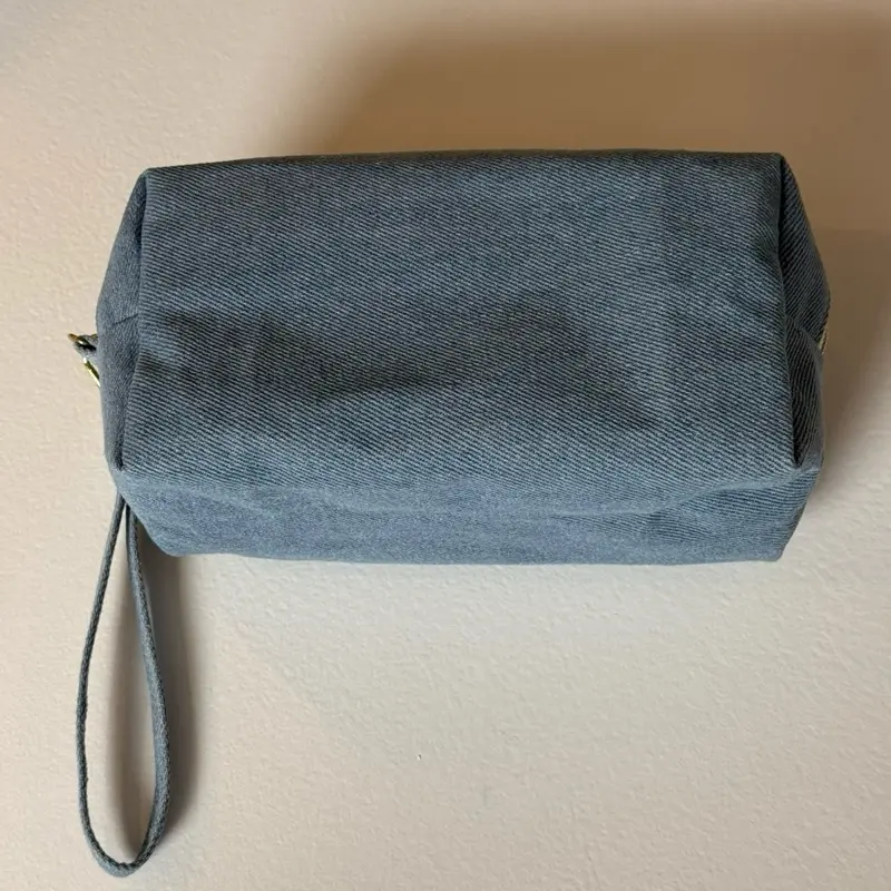 Denim Pouch - Embroidered Personalized Customized